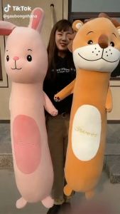 MIỄN SHIP GẤU BÔNG ĐẦU THÚ CHO BÉ SIZE LỚN GỐI ÔM MINISO HÌNH THÚ MỀM MỊN AN TOÀN CHO BÉ GIÁ RẺ