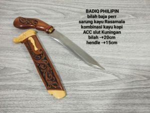 PISAU DAPUR BADIQ PHILIPIN MALA UKIR PISAU SEMBELIH