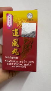 Nhân sâm tuyết liên truy phong hoàn nhập khẩu Malaysia hỗ trợ xương khớp