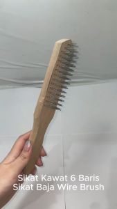 Sikat Kawat 6 Baris Sikat Baja Wire Brush