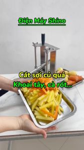 Máy Thái Khoai Tây Khoai Lang Con Chì 3 cỡ 7mm 10mm 14mm