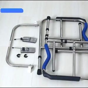Heavy Duty Bathroom Toilet Safety Rails Height width Adjustable Toilet Grab Bar for Elderly Handicapped Fit Any Toilet