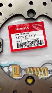 FRONT DISK AND REAR ROTOR DISK FOR HONDA PCX 160 | 43251-K1Z-N21/45351-K1Z-N21 (SOLD SEPARATELY)