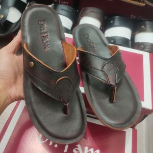 SANDAL KULIT PRIA DR. IAM 4009 COKLAT ( PRODUKSI SENDIRI )