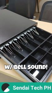 Heavy Duty Cash Drawer with opening Bell Sound (Kaching) | Sharp Cash Drawer RZ-GDW1 POS Cash Drawer