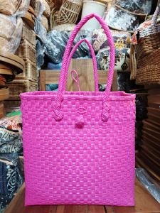 tas anyaman plastik - tas jali - tas belanja - tas wanita - tas anyaman