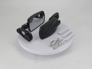 【Funtimes 】Square Handle Rearview Mirror Modified Motorcycle Reversing Mirror Personalized Folding Mirror Conve