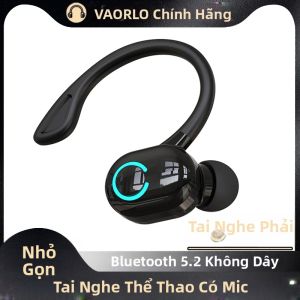 VAORLO | VAORLO Mini HIFI Bass Bluetooth 5.2 Tai Nghe Có Móc Tai Không Dây Chống Ồn Tai Nghe Có Mic Thể Thao Tai Nghe Trò Chơi Chống Nước