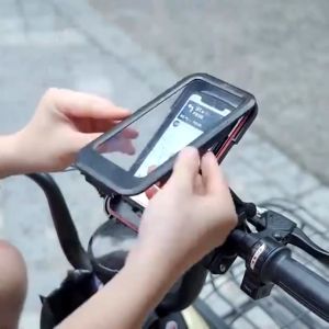 Ready Stock Waterproof Motorcycle Bike Mobile Phone Holder Support Universal Bicycle 360° Swivel Adjustable