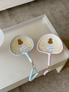 CHIGUASHAONV | Handwoven Rush Portable Mini Fan