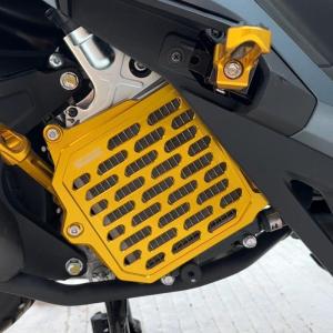 Semspeed xe máy CNC lưới tản nhiệt nướng tản nhiệt bảo vệ bìa cho Honda PCX ADV Vario bấm chì 160 125 2021-2025