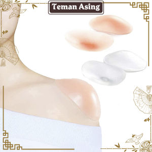 2Pcs Shoulder Pad Silikon Breathable Bantalan Bahu Invisible Anti-Skid Bantalan Perekat Diri