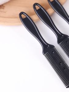 Hair Cutting Comb Thinning Razor Blades Hair Brushes Trimmer Cutting Thinning Tools Haircut Brush Barber Tools Hair Shaving Comb
