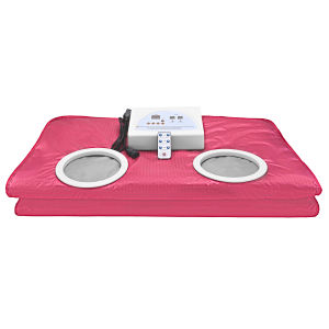 รุ่นอัพเกรดของซาวน่าอินฟราเรดระยะไกลยืดหยุ่นได้ออกแบบแขนผ้าห่มซาวน่าความร้อนดิจิตอลชุดกระชับสัดส่วนใช้สำหรับลดน้ำหนักและฟิตเนส (มี2แขน)