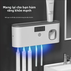 Giá Đỡ Sạc Không Dây Khử Trùng Bằng Tia UV Không Cần Khoan Lỗ Dành Cho Bàn Chải Đánh Răng Năm 2025 Hỗ Trợ Vệ Sinh Răng Miệng