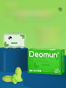 Deomun Mint Earplugs Noise Reduction Sleeping Aids Super Soundproof Ear Protection for Noise And Disturbance Free Sleep