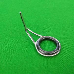 OS Stainless Steel Ceramic Single Foot Fishing Rod Guide Ring Kayak Rod Modification Accessories Outdoor Camping Travel Gear