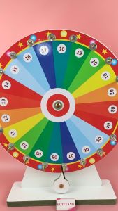 Vòng quay may mắn kêu tạch tạch 20 ô trúng thưởng làm sự kiện chương trình giáo dục event