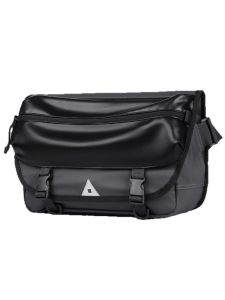 Water-Resistant Flip-Cover Mens Shoulder Crossbody Bag for Computer And Documents Large Capacity Casual Style Oxford Cloth Bag