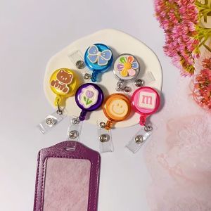 Dây Đeo Thẻ Cục Rút Yoyo Hình Dễ Thương Nhiều Màu Sắc Cục Rút Bảng Tên