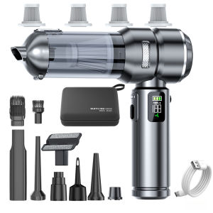 Mini 98000PA Wireless Car Vacuum Cleaner Built-in LED Lamp Portable Handheld Blower Vacuum For Household Auto Use