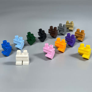 Small Particle Plain Color Movable Short Pants LEGO Figure Accessories