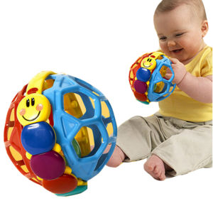 KiddoZone Baby Einstein Bendy Ball Rattle Toy Stimulating Sensory Development Ages 3 months +