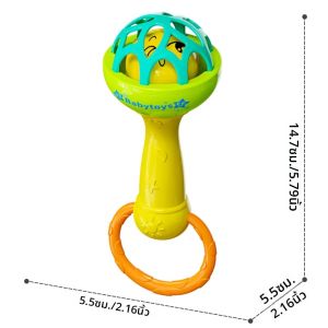 ของเล่นเขย่ามือเด็ก 3/1 ชิ้น สำหรับเด็กอายุ 0-12 เดือน ของเล่นเสริมพัฒนาการ ชุดเขย่ามือหมุน ของเล่นเสริมประสาทสัมผัส ของขวัญสำหรับเด็กแรกเกิด เด็กชาย เด็กหญิง