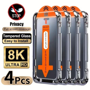 TAOYUNXI | 1-4PCS Anti-spy Tempered Glass For iPhone 15 17 13 Mini 16 14 Plus 11 12 18 Pro Max Air 16e XR X XS Max 7 8 6S Screen Protector