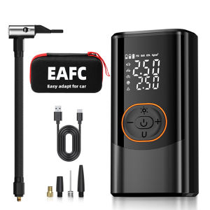 New Rechargeable Tire Inflator Electric Portable Inflator For Motorcycle Car Bicycle Air Compressor Football Ball Inflator Pump