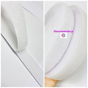 Nhám dính gai cuộn băng dính nhám bản 2cm dài 5m gồm 2 cuộn gai dính và cuộn nhám velcro
