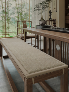 ZHUJUN | Custom Bindable Red Wood Colored Bench Pad