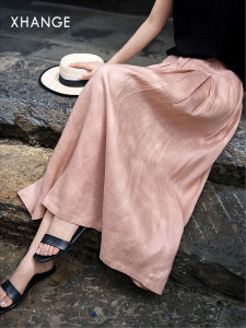 Design Cut Slimming Linen Skirt