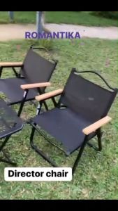 Romantika DIRECTOR CHAIR 53*54*79CM Portable Foldable Chair with Handle Folding Camp Furniture Fishing 便携式折叠椅子