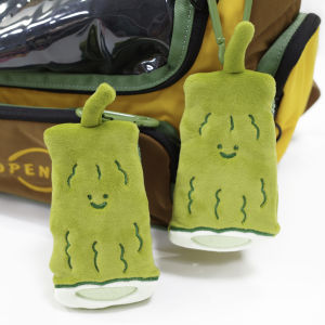 Mounrian Original Sour Gourd Plush Earphone Case Cute Coin Purse Small Storage Bag Quirky Sour Gourd Keychain