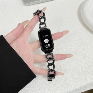 Huawei Band 10/9/8 Metal Single Chain 7NFC Version Watch Strap Honor Replacement Wristband for Men And Women Compatible with Xiaomi Mi Band