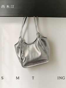 Wuxutin Nocturne Womens Tote Bag Small Size 2025 New Underarm Bag Loose Feel Single Shoulder Bag Urban Minimalist Style