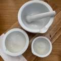 Mortar and Pestle Porcelain Medicine Grinding Bowl Chemical Laboratory Use. 