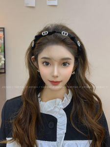 Hebe Style Luxury Fashion Hairband Elegant Sweet Fresh out New Autumn Winter 2024 Pressed Hair Clip Brand Fengyu Material Other