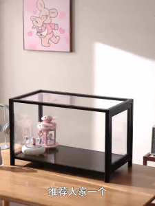 3Color Storage Display Stand Box High Transparent Acrylic Hand Cabinet Toy Dust-Proof Shelf