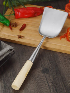 Spatula Spatula Handmade Integrated Shovel Household Kitchenware Cooking Tools Chef Spatula Long Handle Stainless Steel Spoon