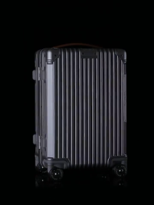 New Fashionable Aluminum Frame Luggage Bag for Travel Large Capacity Password Box Luggage Bag Large Capacity PC Carry-On Suitcase 20 Inch Silent Travel Bag for Men And Women