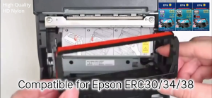 Refill ERC 38 Pita Kasir Cartridge EPN Ribbon Refil Printer Epson ERC38 TMU 200 / 210 / 220 / 230 / 300 / 325 / 370 / 375 BIXOLON IMPACT RIBBON SRP-270 SRP-275 Bonus Post-it