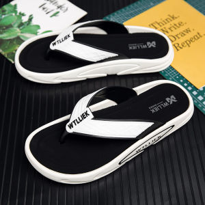 Casual Mens Thong Slippers Thick Bottom Anti-Slip Comfortable Summer Outdoor Wearable Slip-On Fashionable EVA Material