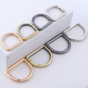 5 Móc Khóa Lò Xo Hình Chữ D Bằng Kim Loại Kẹp Móc Khóa Khóa Cài Cho Dây Lưng Ba Lô Túi Xách Ví Phụ Kiện Móc Khóa