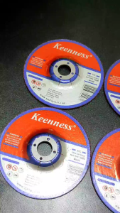 Keenness Mata Grinda Batu Gerinda Potong Besi Cutting Wheel Disc 4" x 1.2 mm MTA GRNDA BAJA 1PCS Diameter 100mm Tebal 2.5mm Lubang 16mm Double Reinforcement Alumunium Oxide