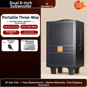 HUABAO | Outdoor Bluetooth Speaker Large Volume High Power Trolley