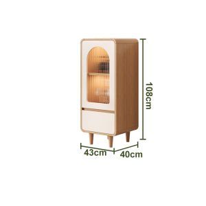 Vintage Style Wooden Storage Cabinet Small Size