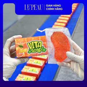 [Chính Hãng_Tặng Túi Lưới] Soap tắm trắng kích trắng tẩy da chết Bubble Soap xà bông tắm trắng da body 65gr - LEPEAU. Soap dứa soap bưởi vita 85gr dành cho mặt và body.