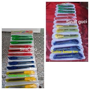 Cutter Renceng 12 pcs  TM  Besar perlusin